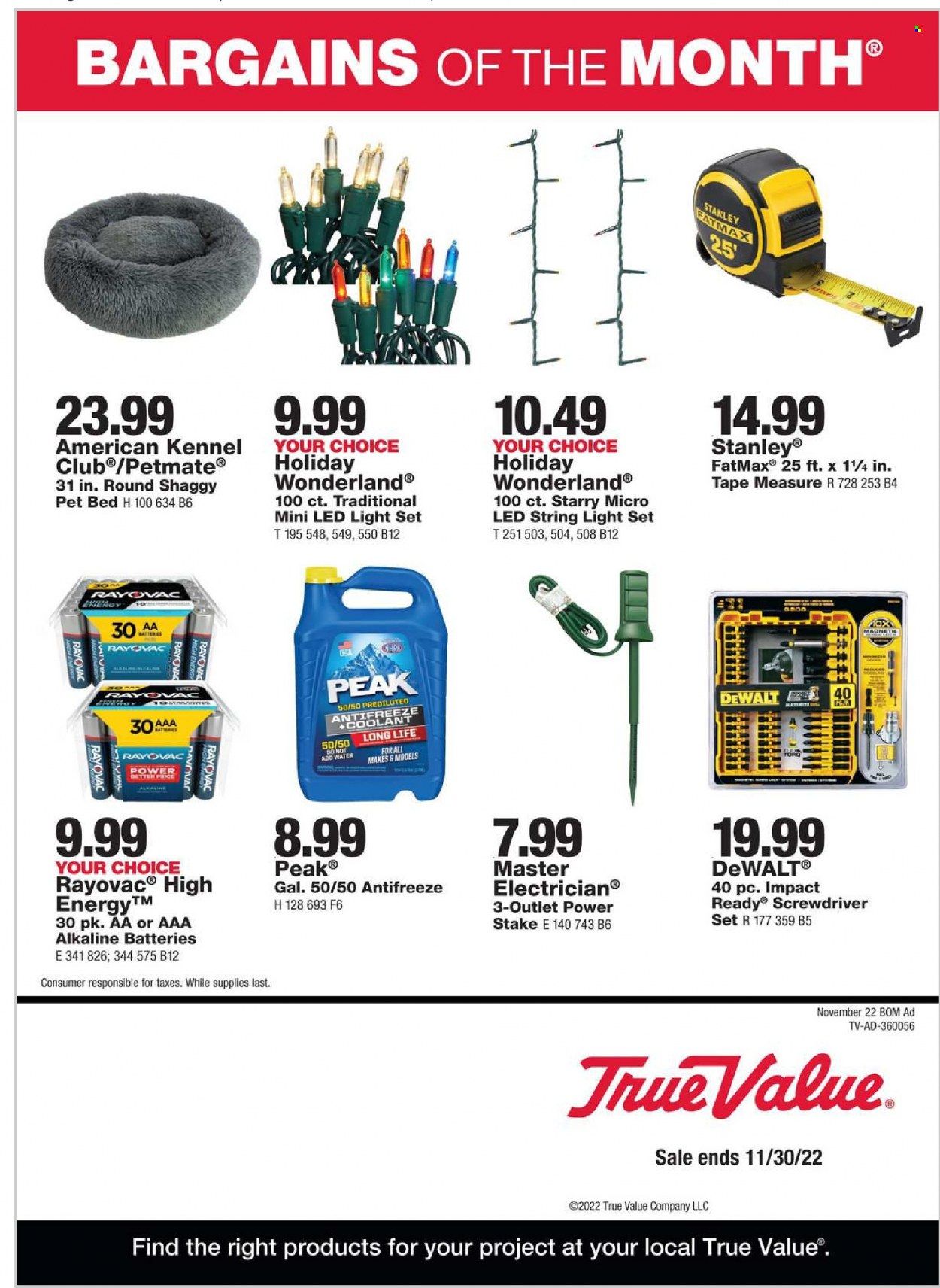True Value Weekly Ad Flyer Specials November 1 to November 30, 2022