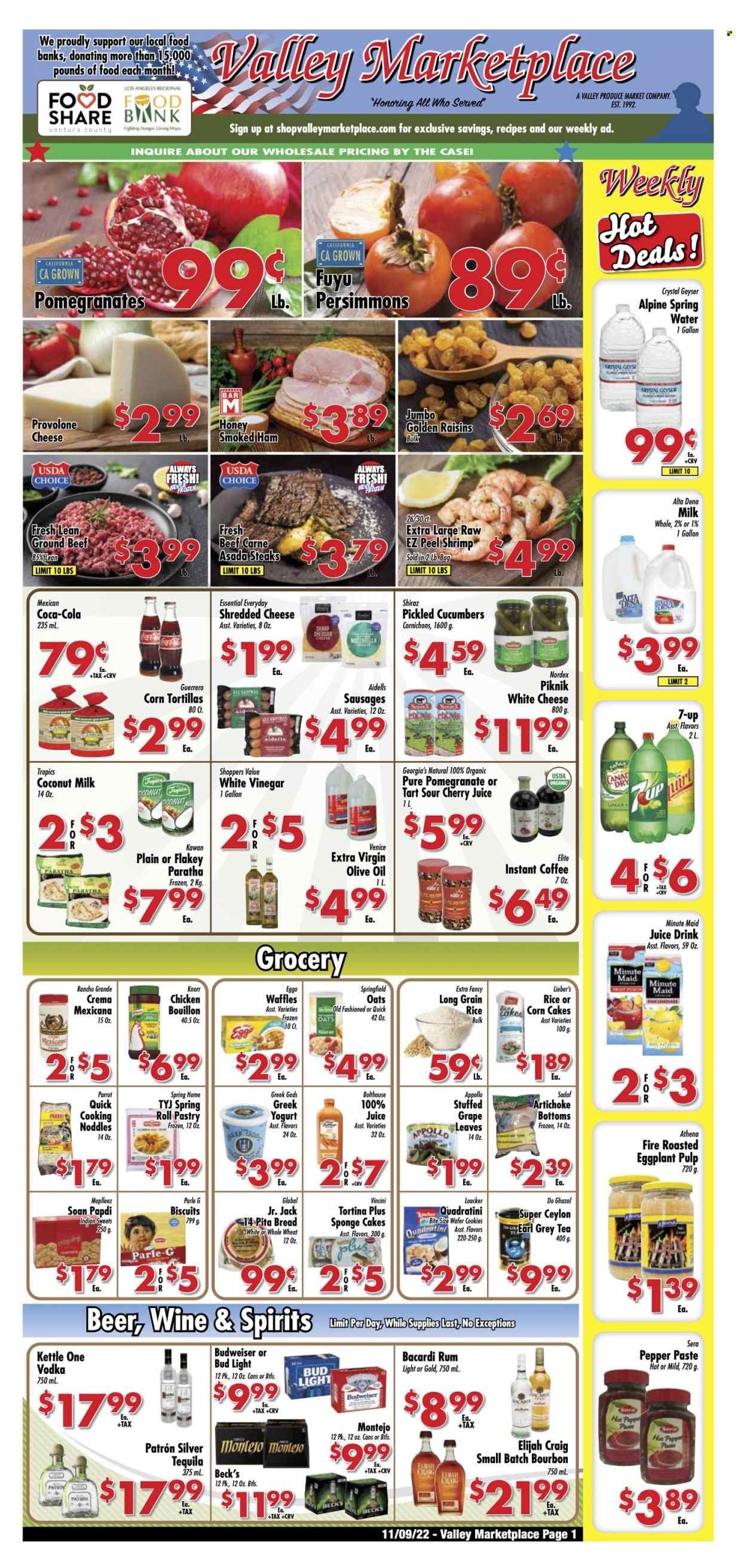 Valley Marketplace (CA) Weekly Ad Flyer Specials November 9 to November 15, 2022