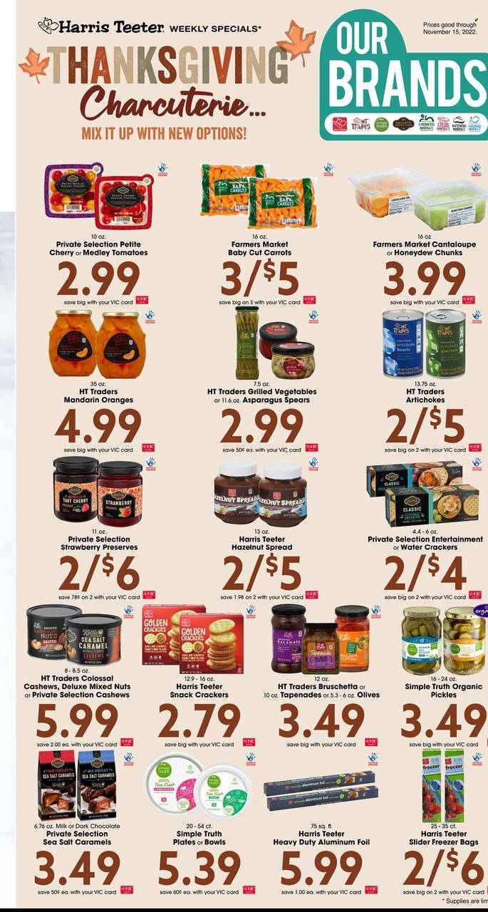 Harris Teeter Weekly Ad Flyer Specials November 9 to November 15, 2022
