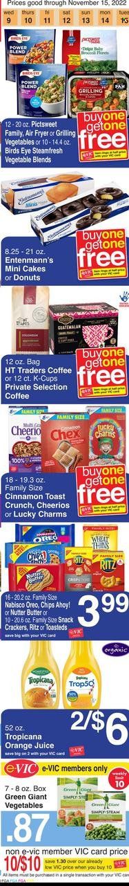 Harris Teeter Weekly Ad Flyer Specials November 9 to November 15, 2022