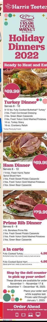 Harris Teeter Weekly Ad Flyer Specials November 9 to November 15, 2022