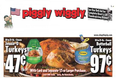 Piggly Wiggly (GA, SC) Weekly Ad Flyer Specials November 9 to November 15, 2022