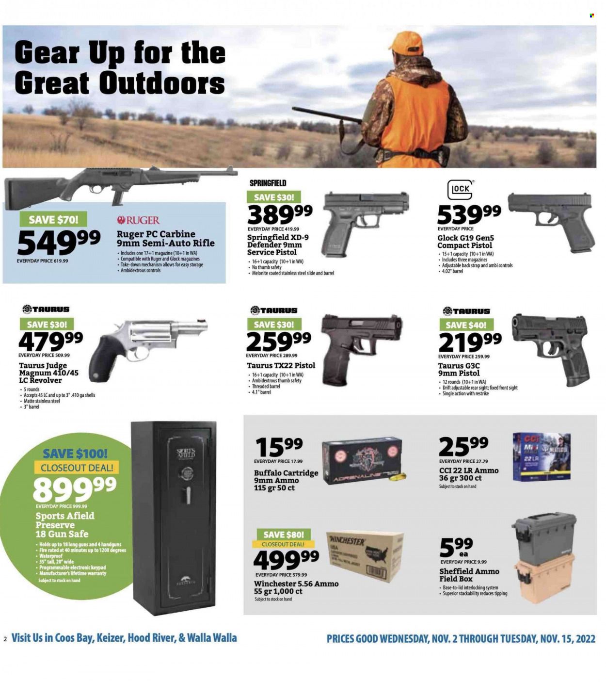 Cascade Farm And Outdoor (OR, WA) Weekly Ad Flyer Specials November 2 to November 15, 2022