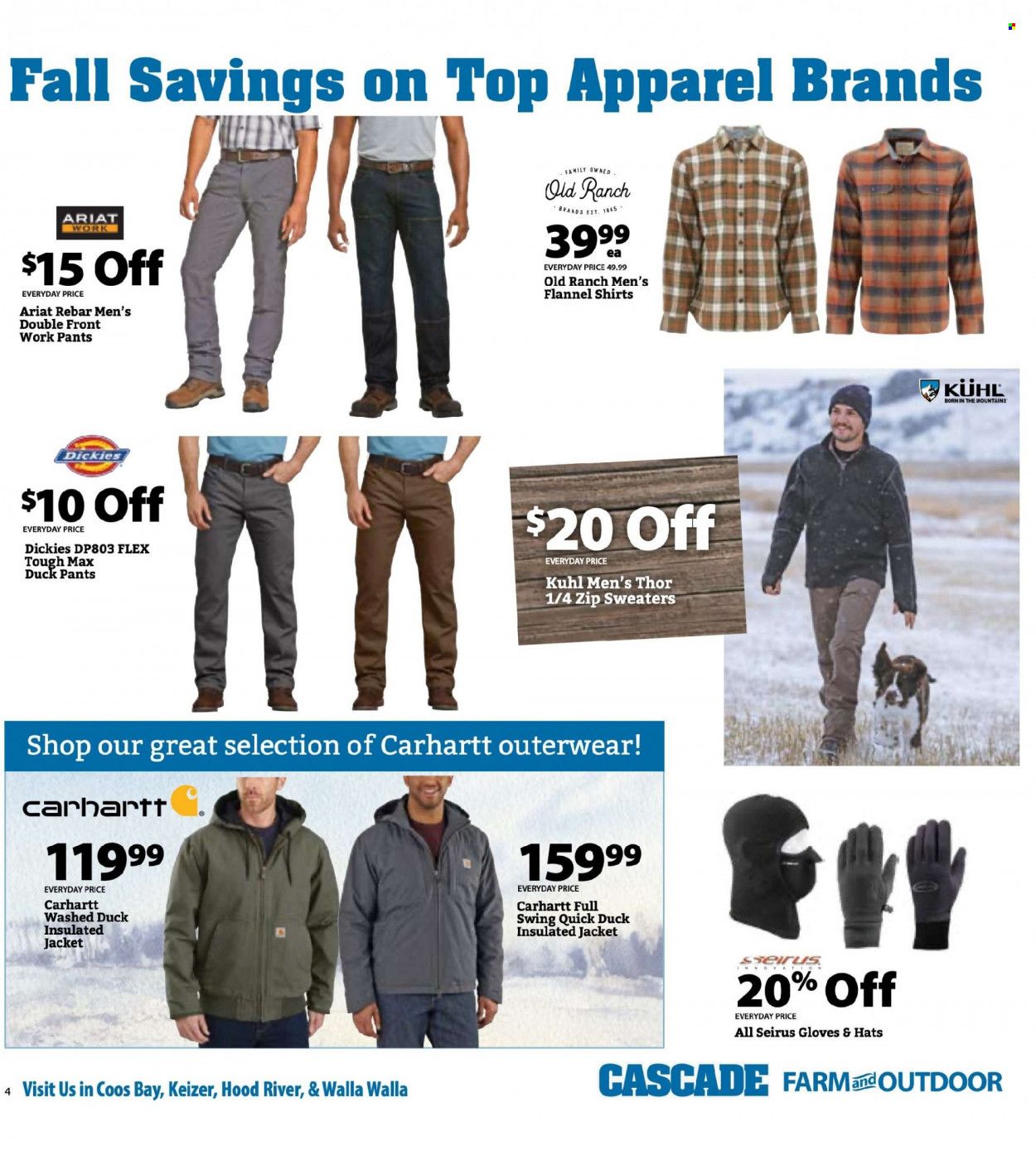Cascade Farm And Outdoor (OR, WA) Weekly Ad Flyer Specials November 2 to November 15, 2022