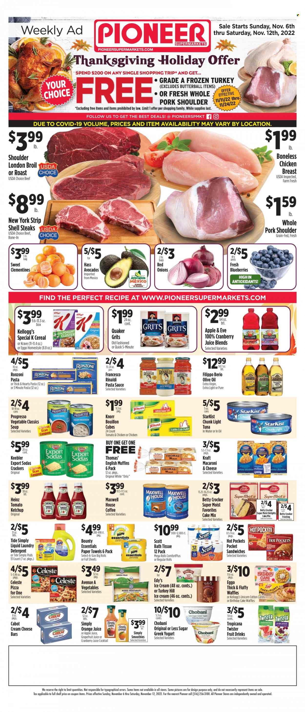 Pioneer Supermarkets (NJ, NY) Weekly Ad Flyer Specials November 6 to November 12, 2022