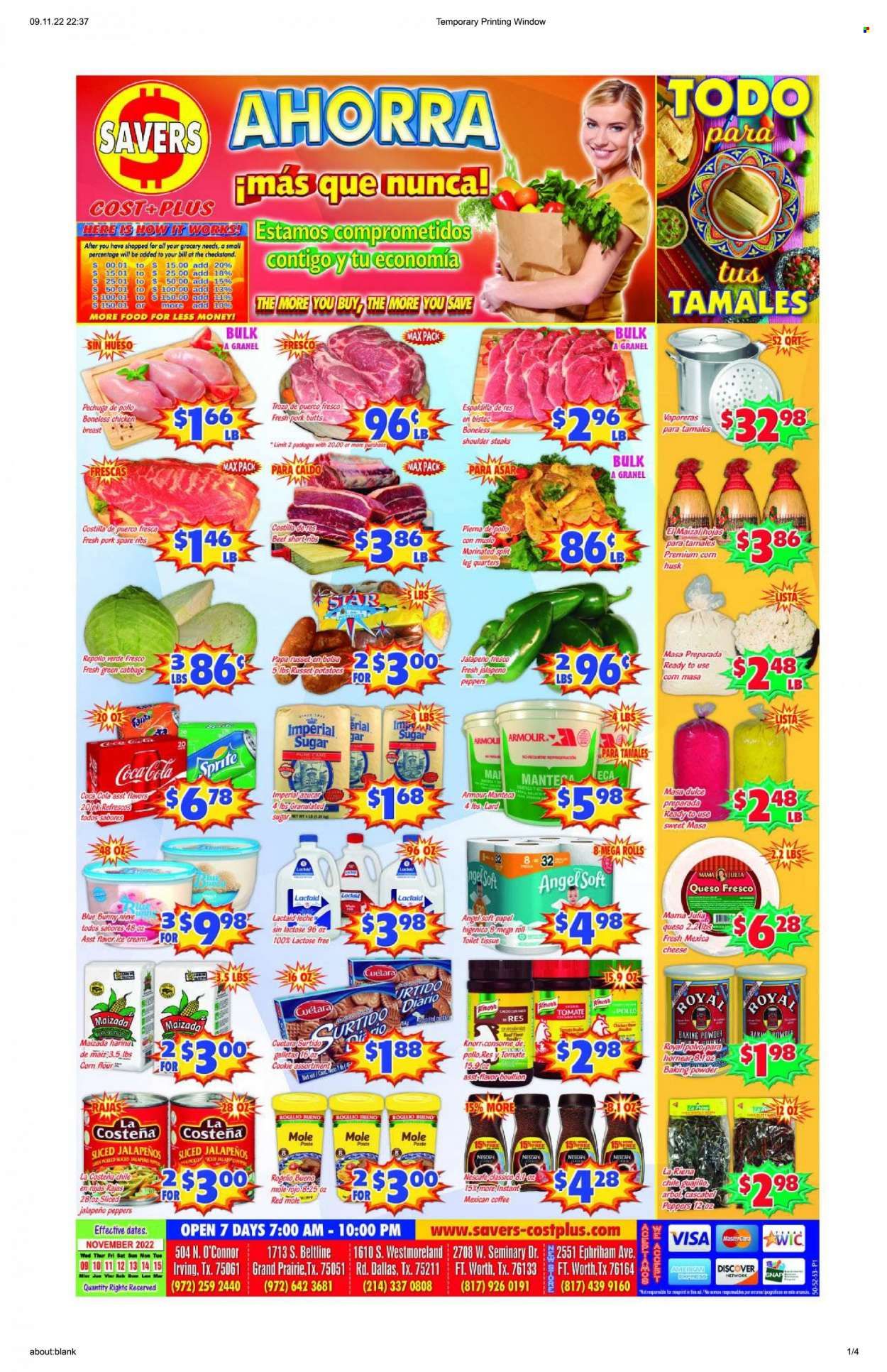 Savers Cost Plus (TX) Weekly Ad Flyer Specials November 9 to November 15, 2022