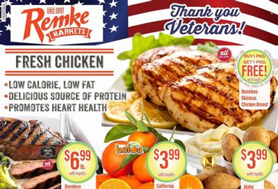 Remke (KY) Weekly Ad Flyer Specials November 10 to November 16, 2022