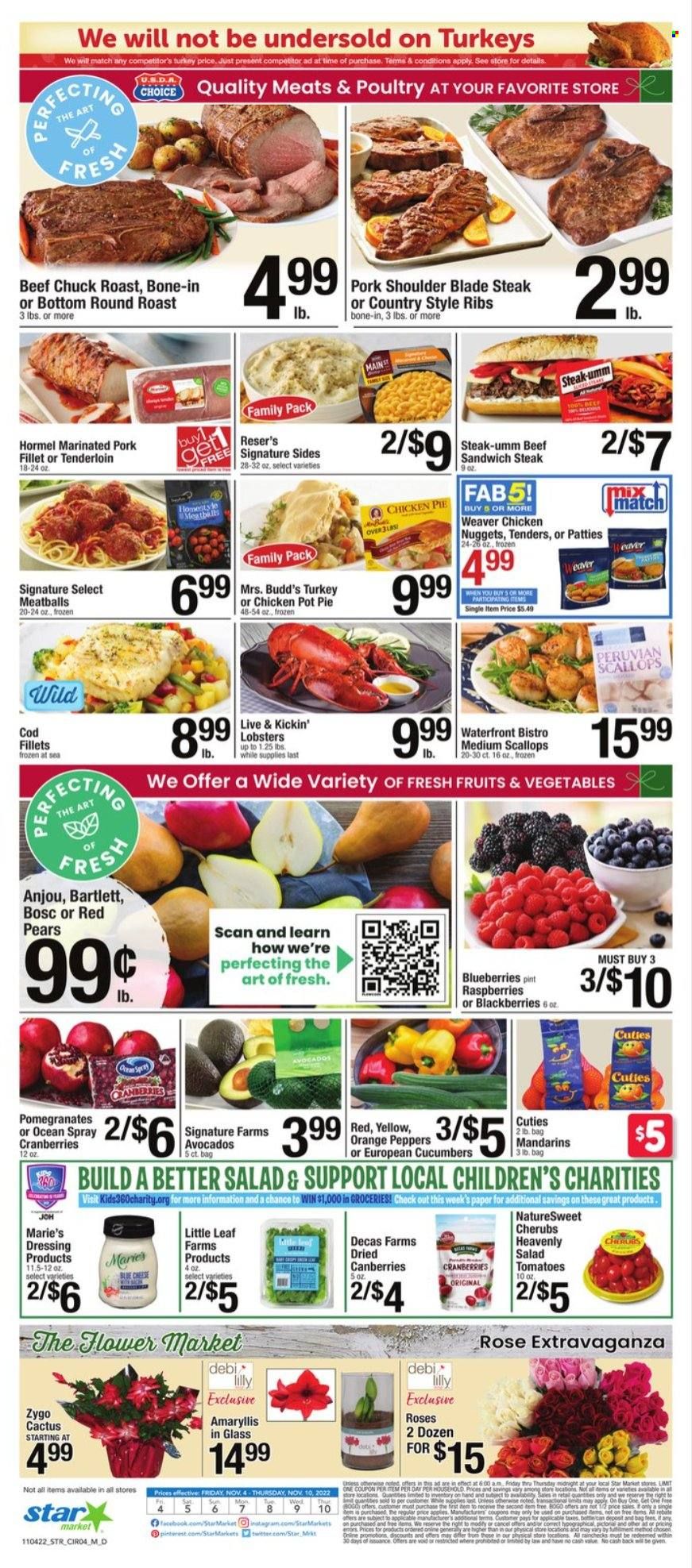 Star Market Weekly Ad Flyer Specials November 11 to November 17, 2022
