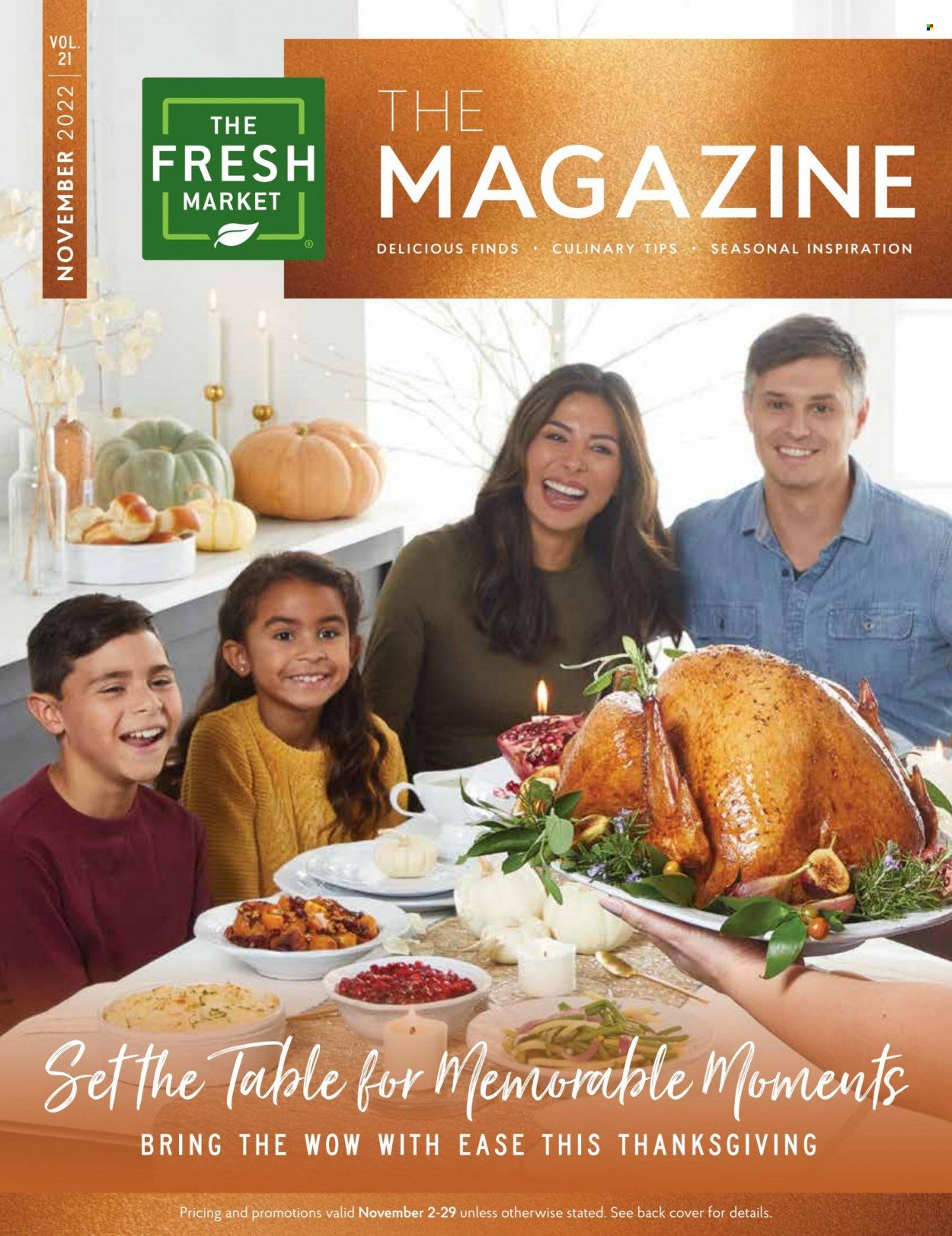 The Fresh Market Weekly Ad Flyer Specials November 2 to November 29, 2022