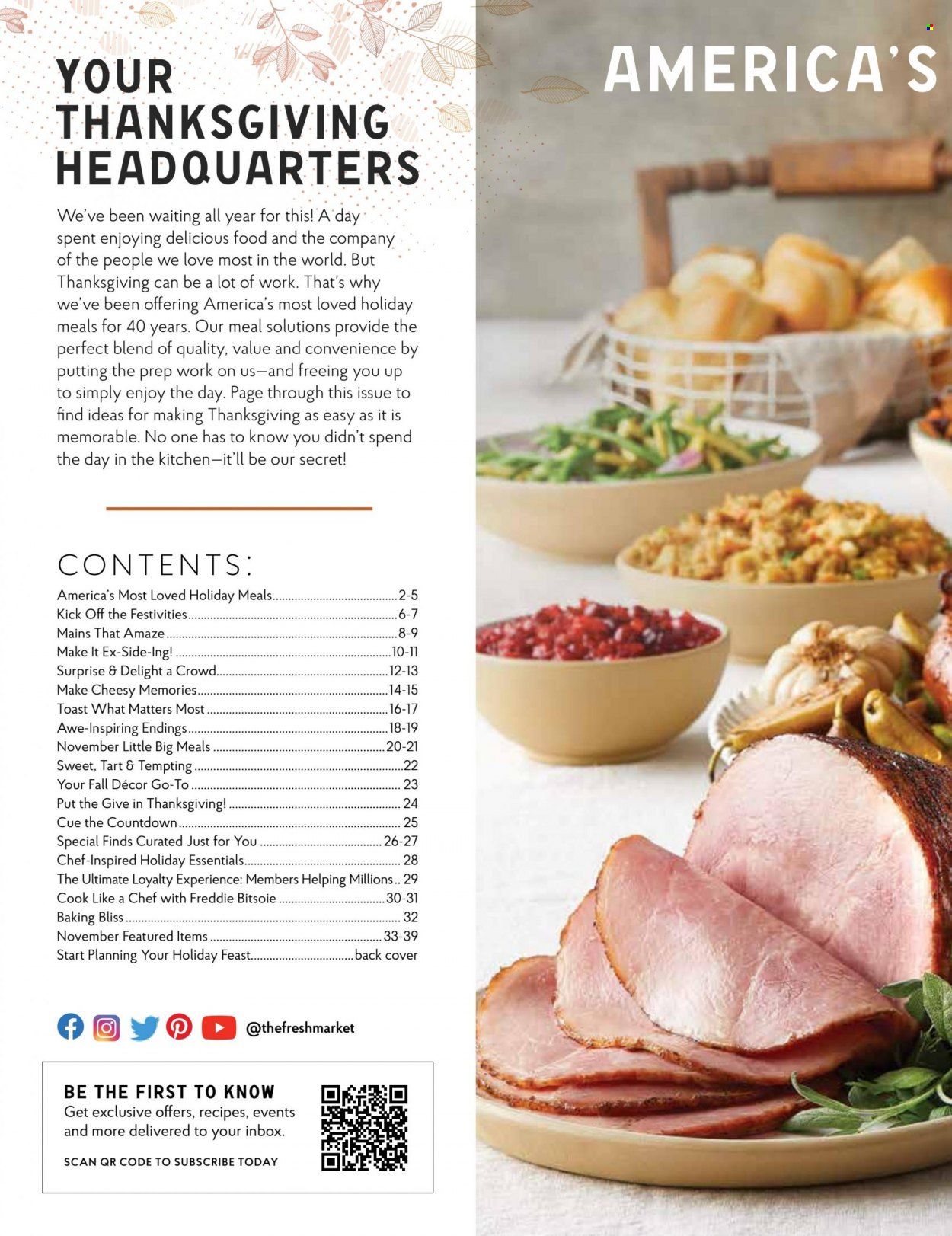 The Fresh Market Weekly Ad Flyer Specials November 2 to November 29, 2022