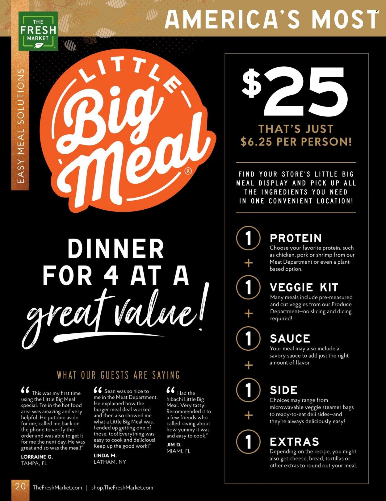 The Fresh Market Weekly Ad Flyer Specials November 2 to November 29, 2022
