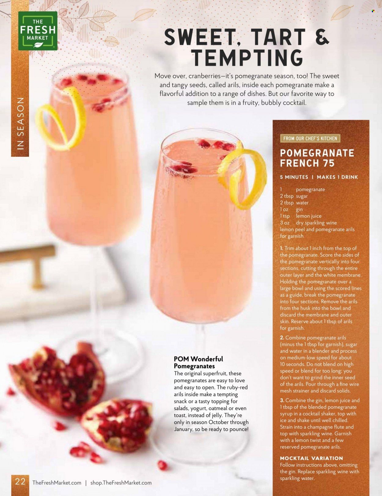 The Fresh Market Weekly Ad Flyer Specials November 2 to November 29, 2022