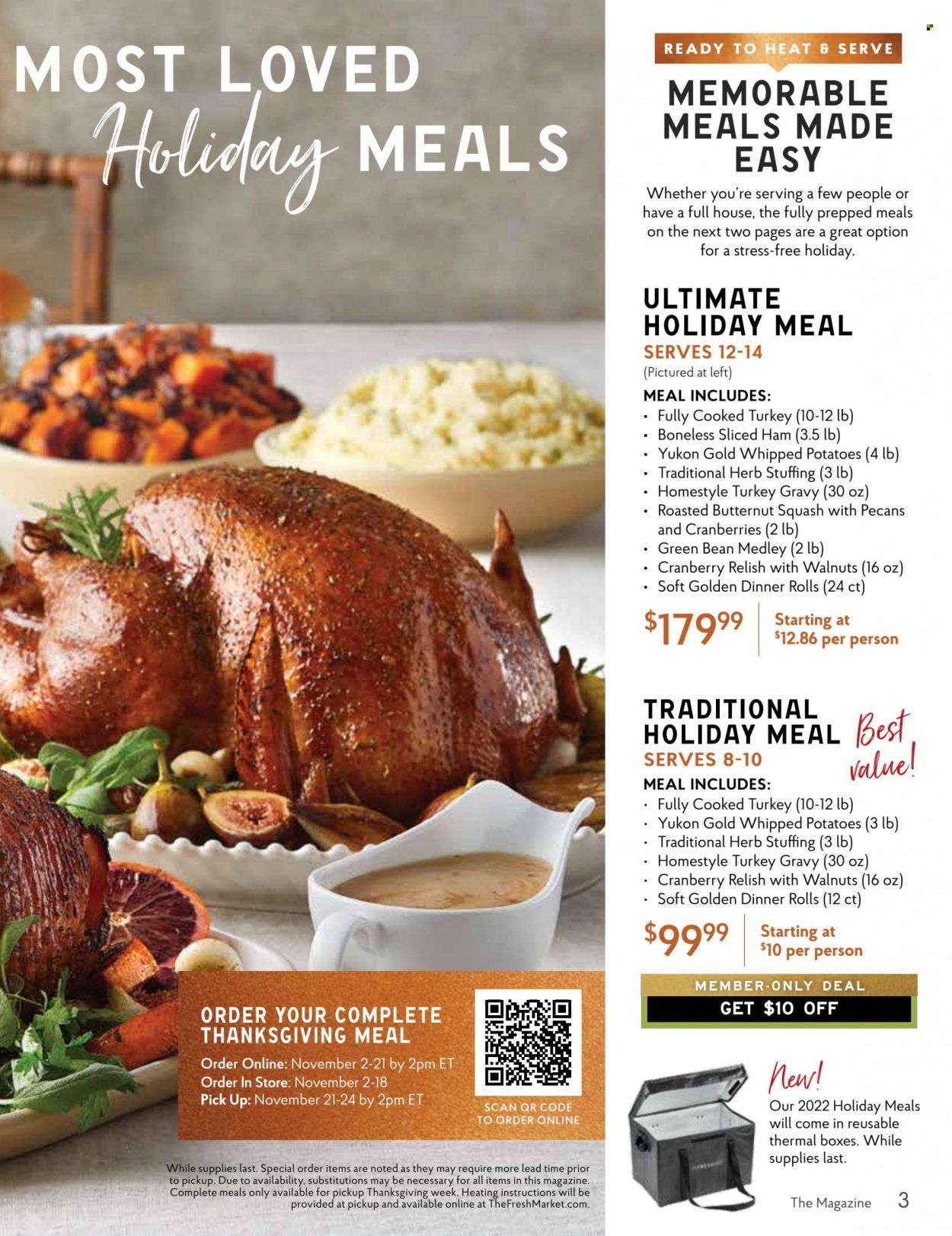 The Fresh Market Weekly Ad Flyer Specials November 2 to November 29, 2022