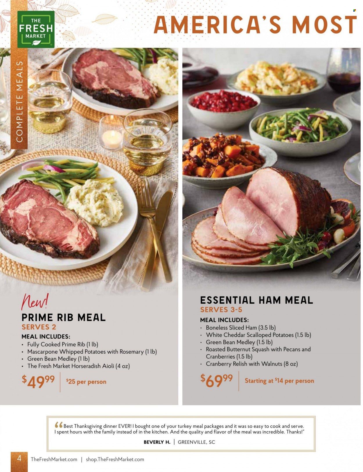 The Fresh Market Weekly Ad Flyer Specials November 2 to November 29, 2022