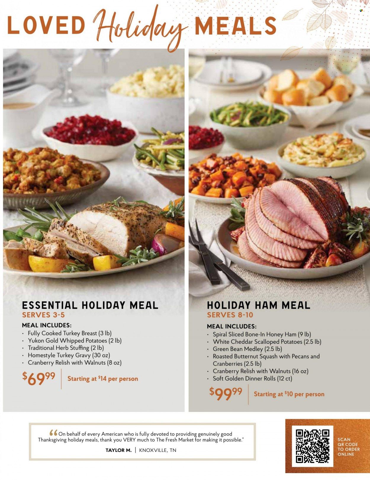 The Fresh Market Weekly Ad Flyer Specials November 2 to November 29, 2022