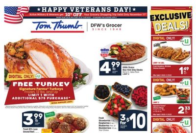 Tom Thumb (TX) Weekly Ad Flyer Specials November 9 to November 15, 2022