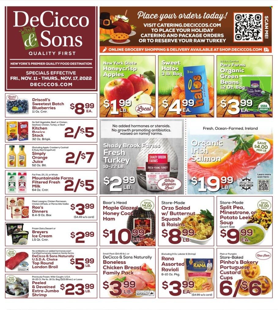 DeCicco & Sons (NY) Weekly Ad Flyer Specials November 11 to November 17, 2022