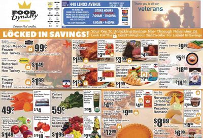 Food Dynasty (NY) Weekly Ad Flyer Specials November 11 to November 17, 2022
