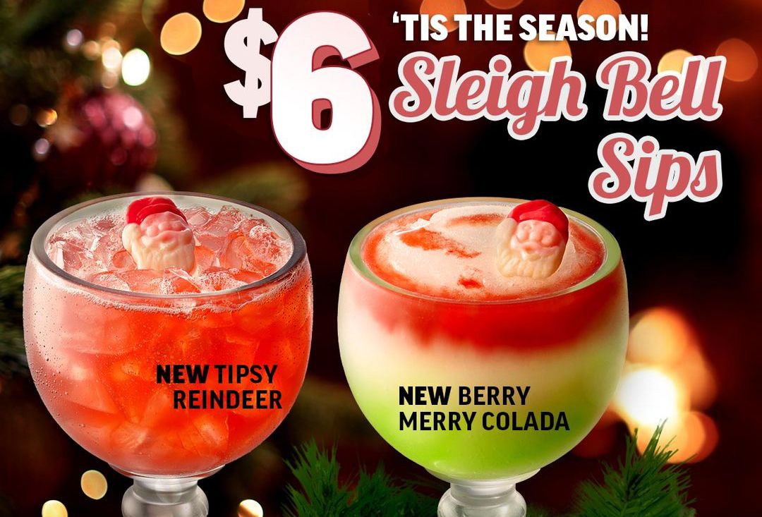 The Festive New $6 Berry Merry Colada and Tipsy Reindeer are Making a Stir at Applebee’s this Holiday Season The Festive New $6 Berry Merry Colada and Tipsy Reindeer are Making a Stir at Applebee’s this Holiday Season