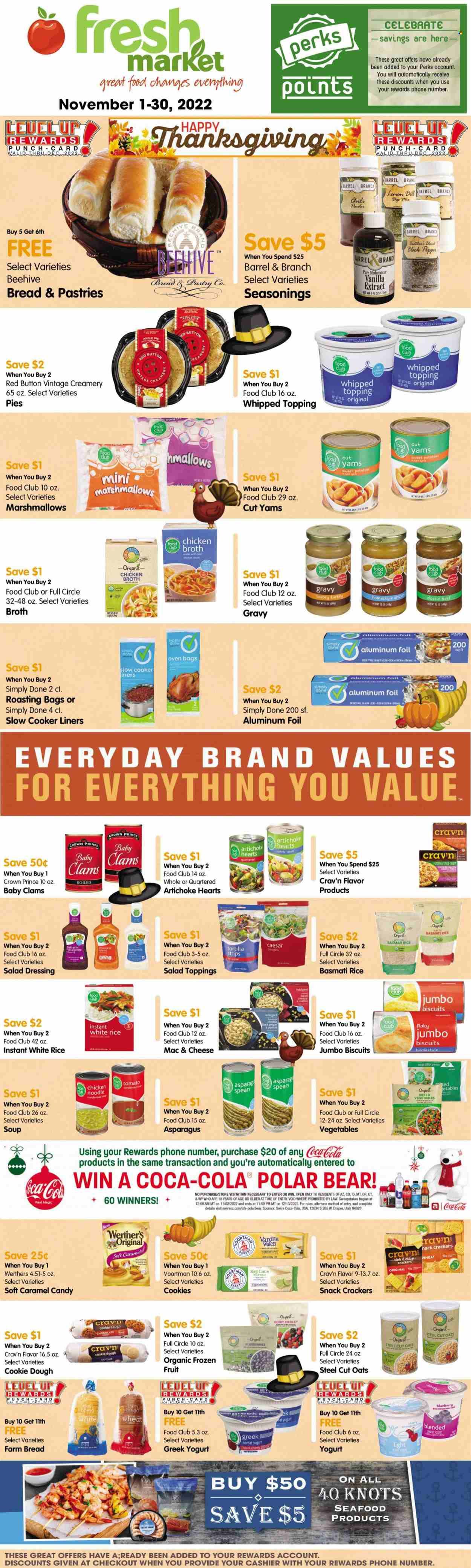 Fresh Market (UT) Weekly Ad Flyer Specials November 1 to November 30, 2022