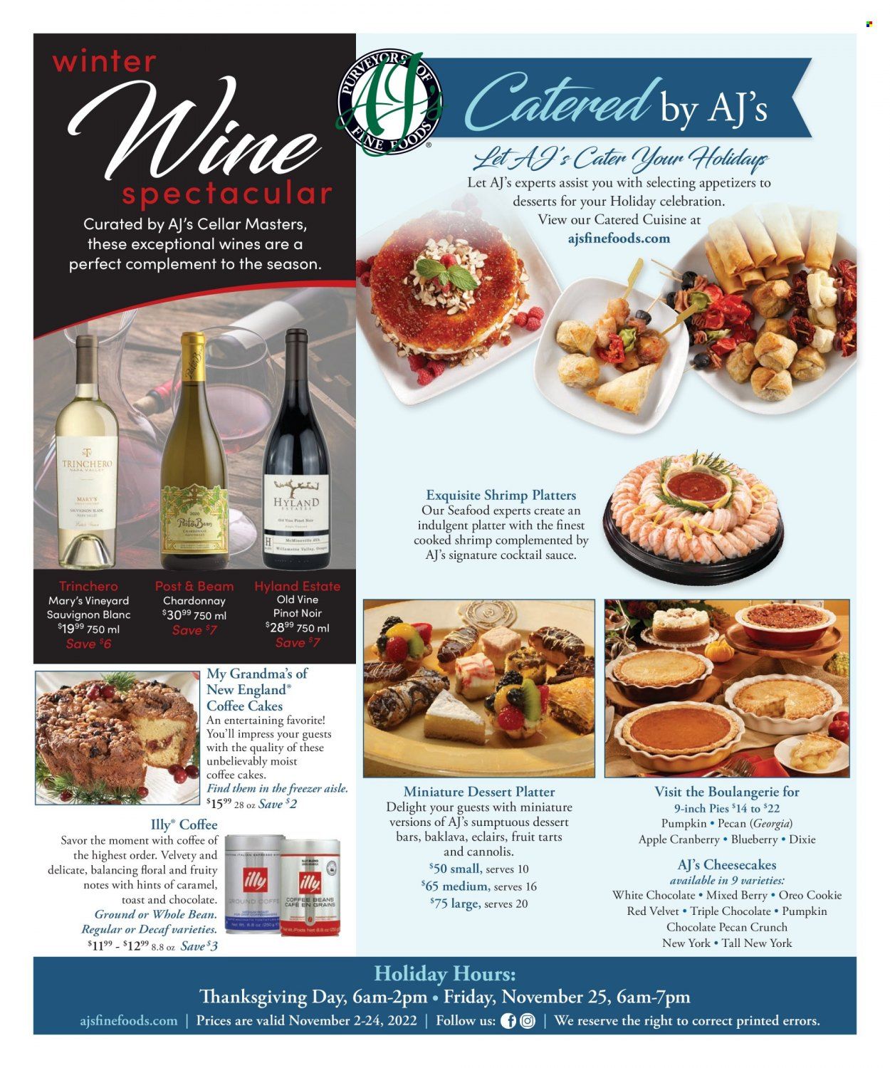 AJ's Fine Foods (AZ) Weekly Ad Flyer Specials November 2 to November 24, 2022