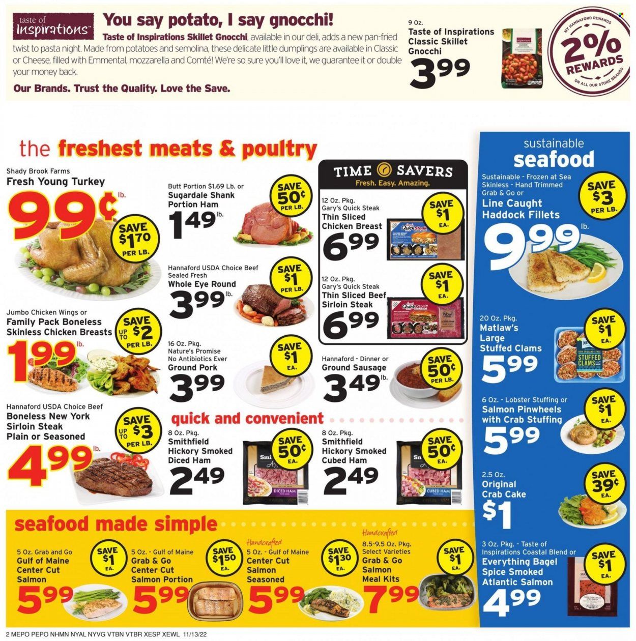 Hannaford (NY) Weekly Ad Flyer Specials November 13 to November 19, 2022