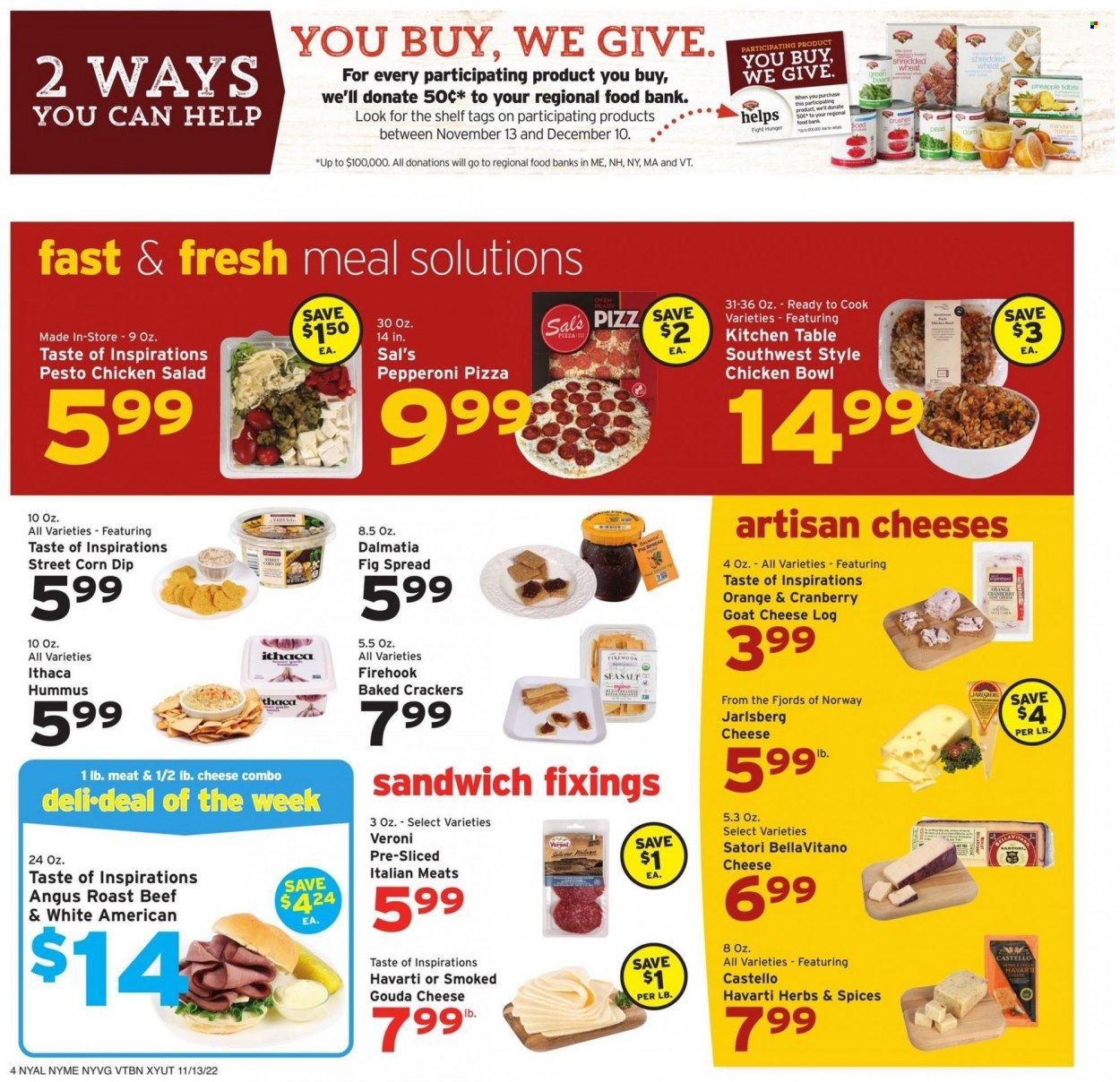 Hannaford (NY) Weekly Ad Flyer Specials November 13 to November 19, 2022