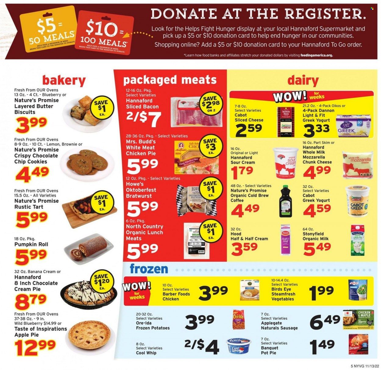Hannaford (NY) Weekly Ad Flyer Specials November 13 to November 19, 2022