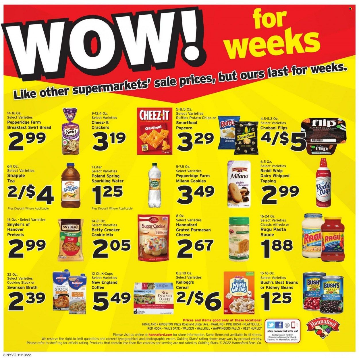 Hannaford (NY) Weekly Ad Flyer Specials November 13 to November 19, 2022