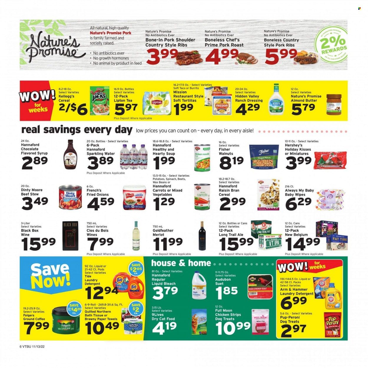Hannaford (VT) Weekly Ad Flyer Specials November 13 to November 19, 2022