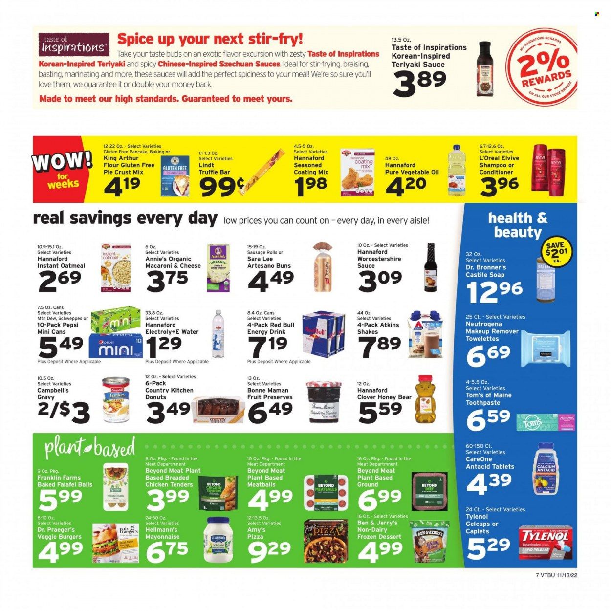 Hannaford (VT) Weekly Ad Flyer Specials November 13 to November 19, 2022