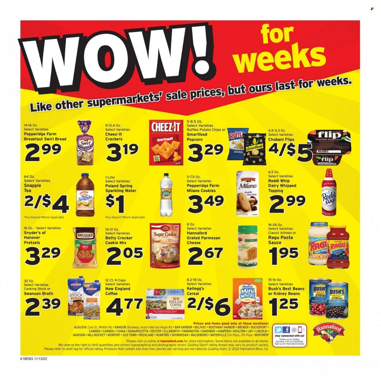Hannaford (ME) Weekly Ad Flyer Specials November 13 to November 19, 2022
