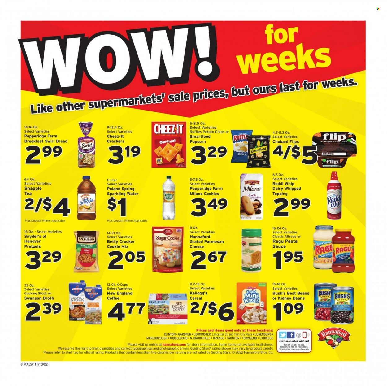 Hannaford (MA) Weekly Ad Flyer Specials November 13 to November 19, 2022