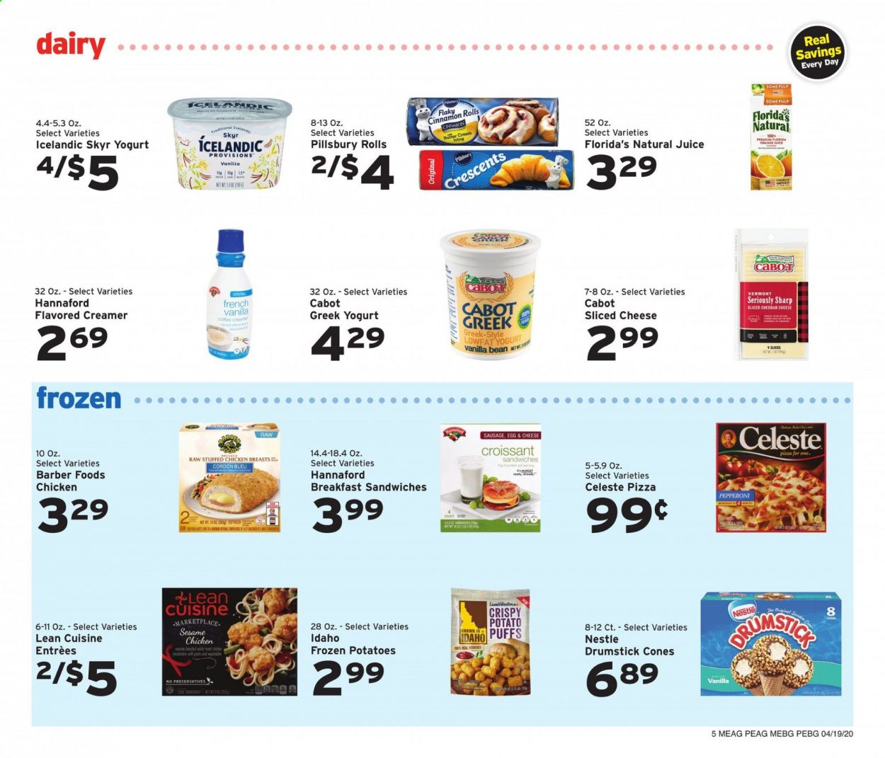Hannaford Weekly Ad & Flyer April 19 to 25