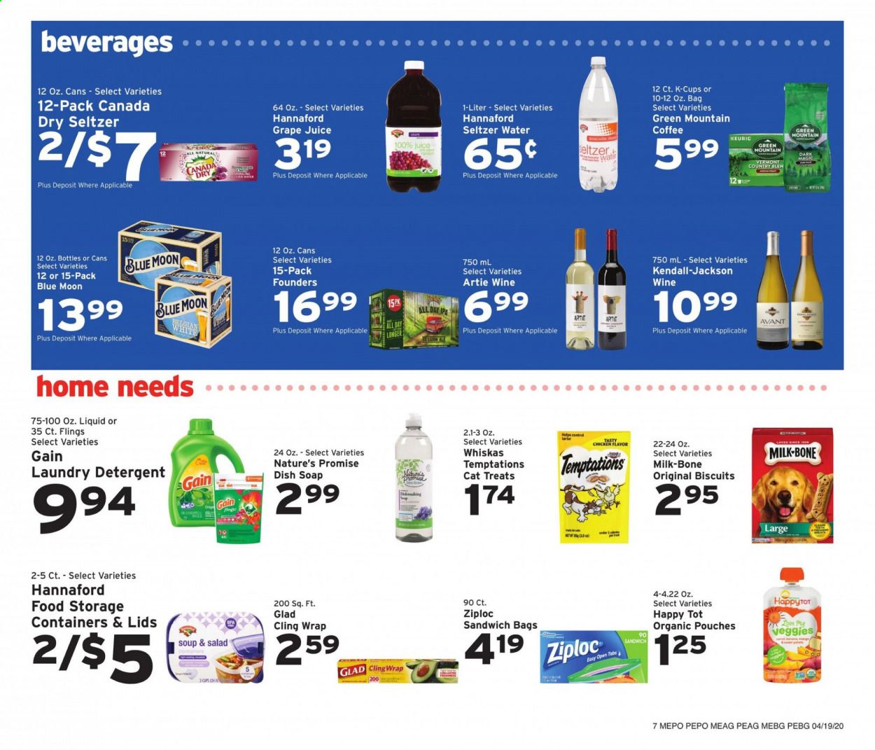 Hannaford Weekly Ad & Flyer April 19 to 25