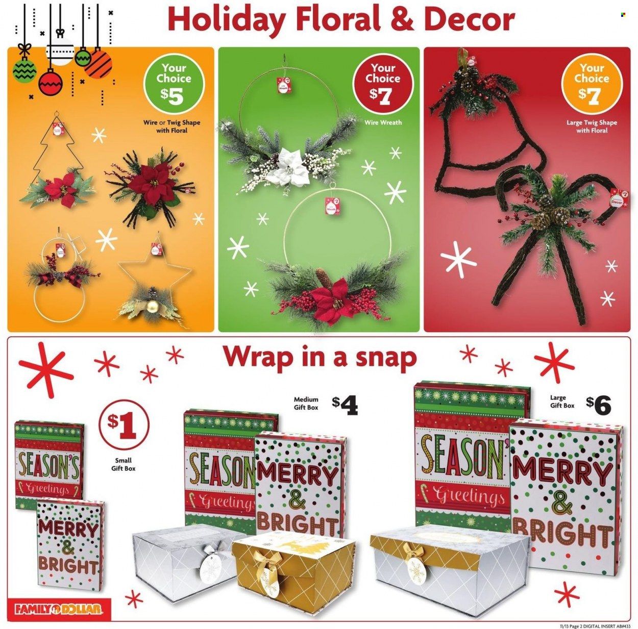 Family Dollar Weekly Ad Flyer Specials November 13 to November 19, 2022