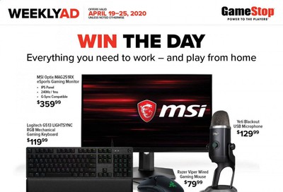 GameStop Weekly Ad & Flyer April 19 to 25