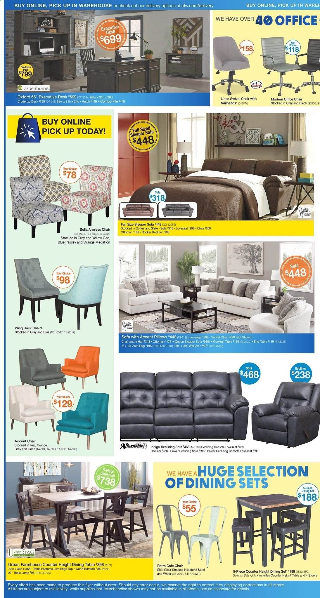 American Furniture Warehouse Weekly Ad & Flyer April 19 to 25