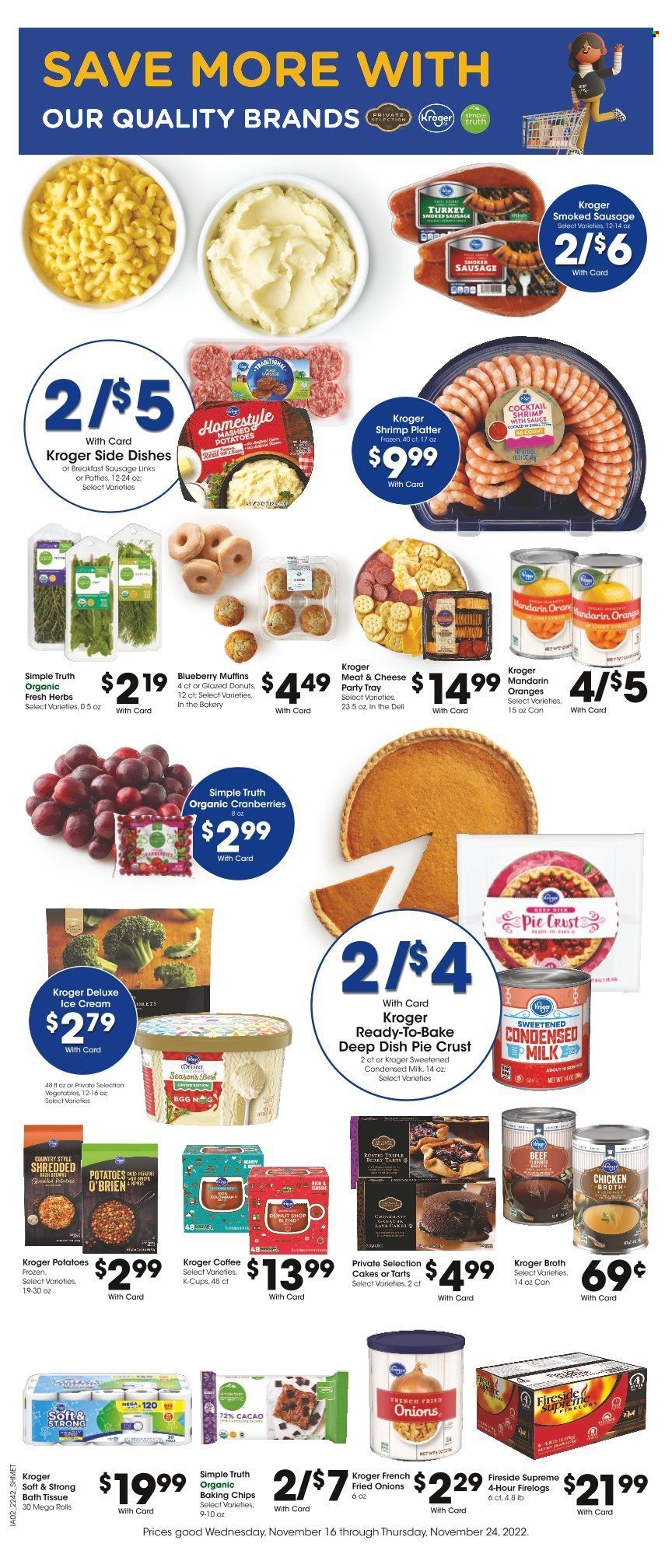 Kroger (GA, IL, LA, MI, OK, SC, TN, TX, VA) Weekly Ad Flyer Specials November 16 to November 24, 2022
