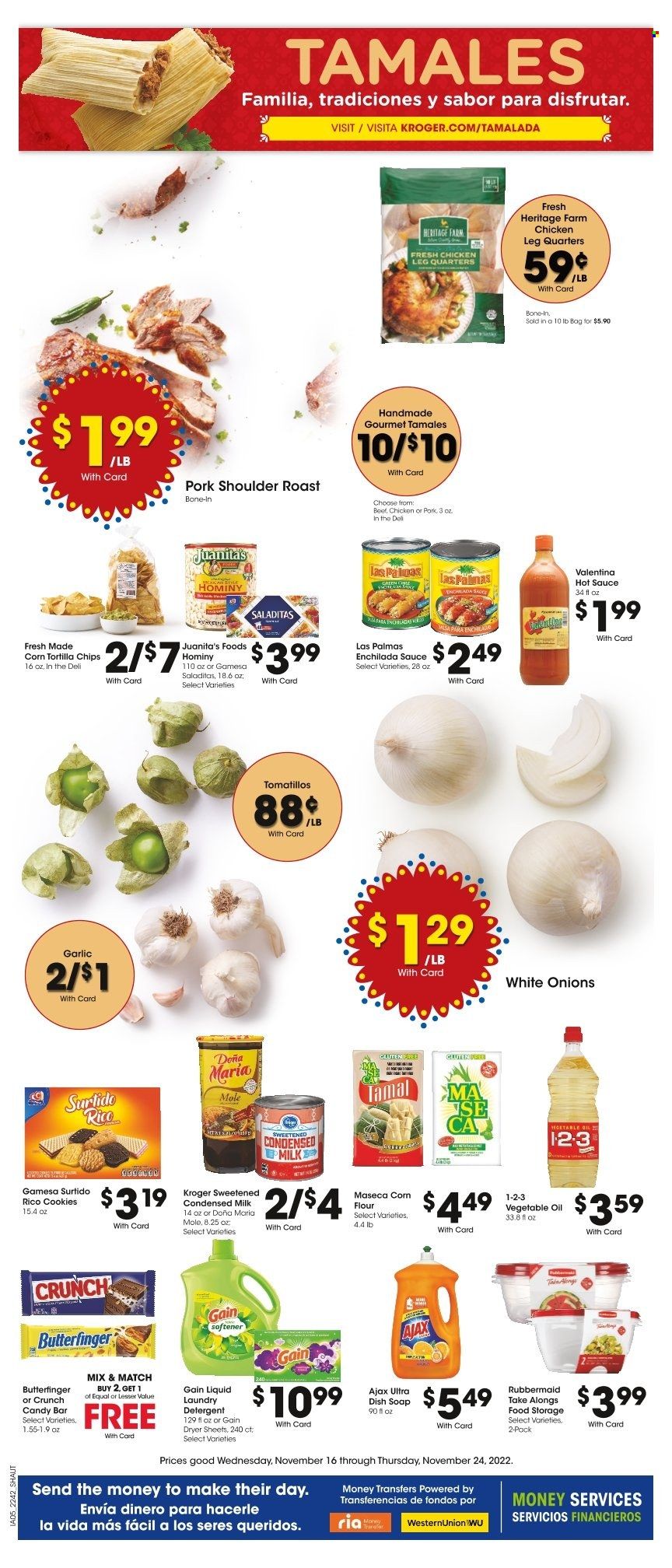 Kroger (GA, IL, LA, MI, OK, SC, TN, TX, VA) Weekly Ad Flyer Specials November 16 to November 24, 2022