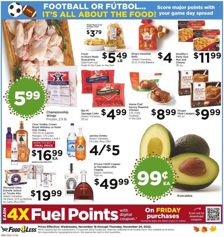 Food 4 Less (CA) Weekly Ad Flyer Specials November 16 to November 24, 2022