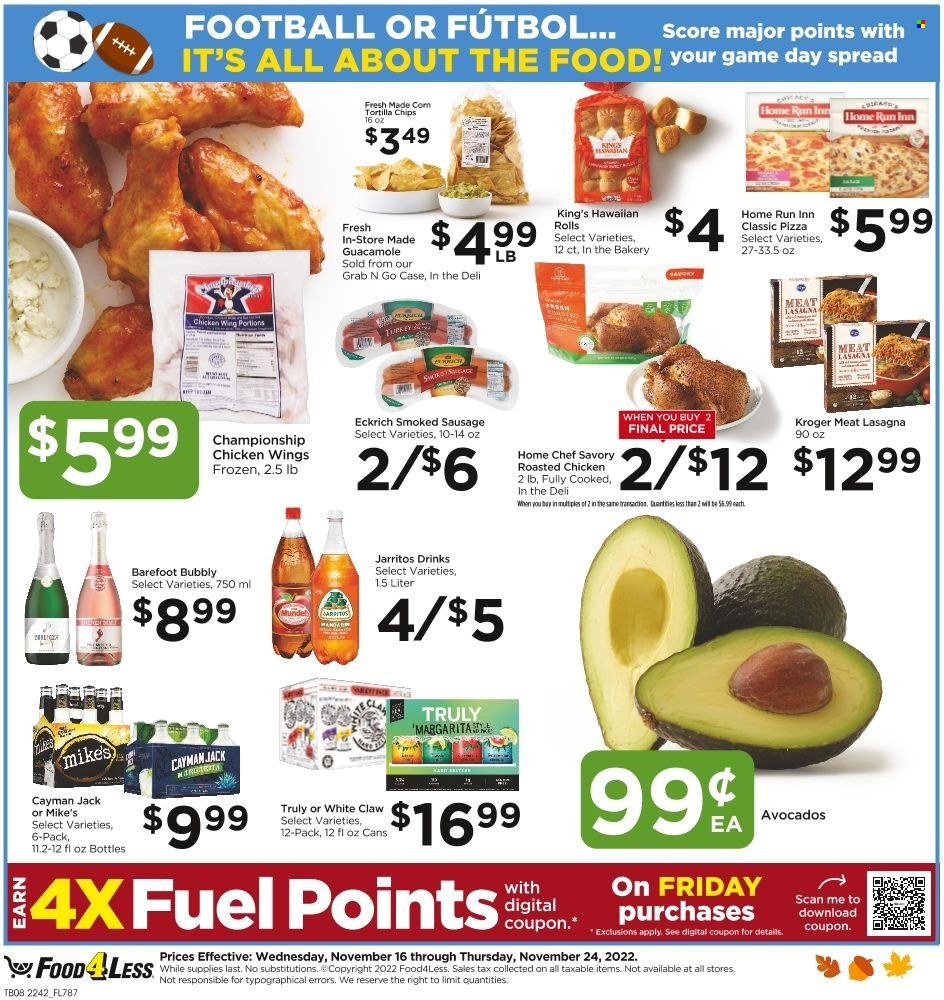 Food 4 Less (IN) Weekly Ad Flyer Specials November 16 to November 24, 2022