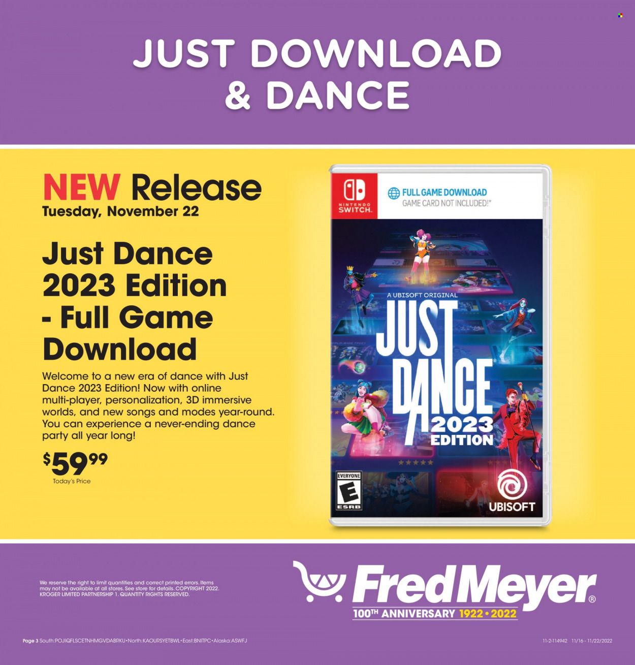 Fred Meyer Weekly Ad Flyer Specials November 16 to November 22, 2022