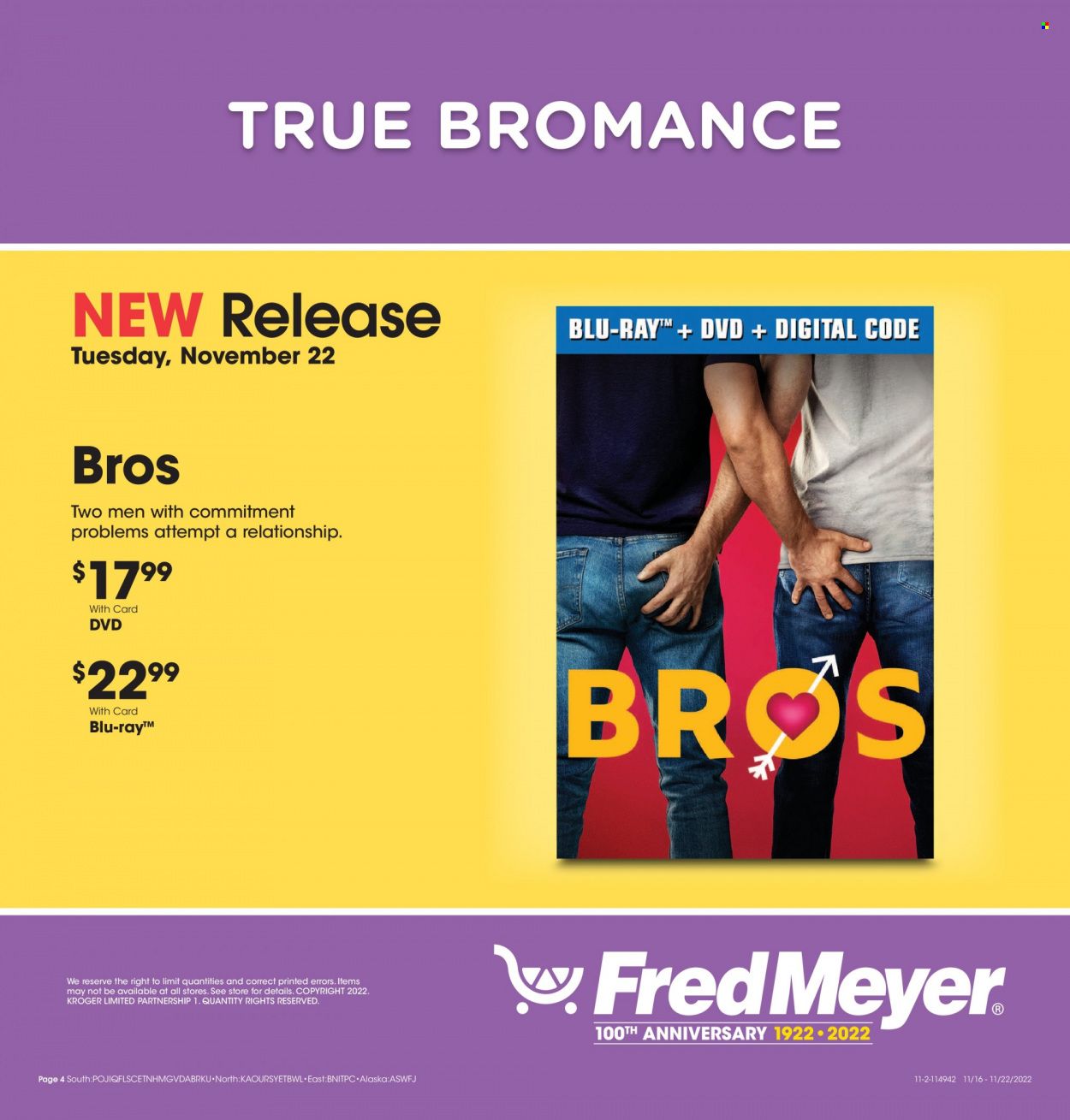 Fred Meyer Weekly Ad Flyer Specials November 16 to November 22, 2022