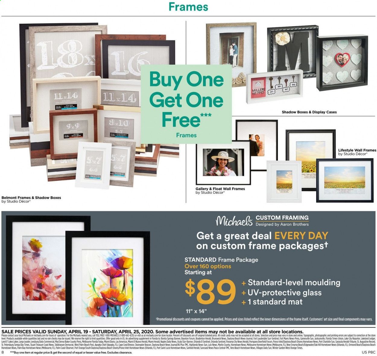 Michaels Weekly Ad & Flyer April 19 to 25