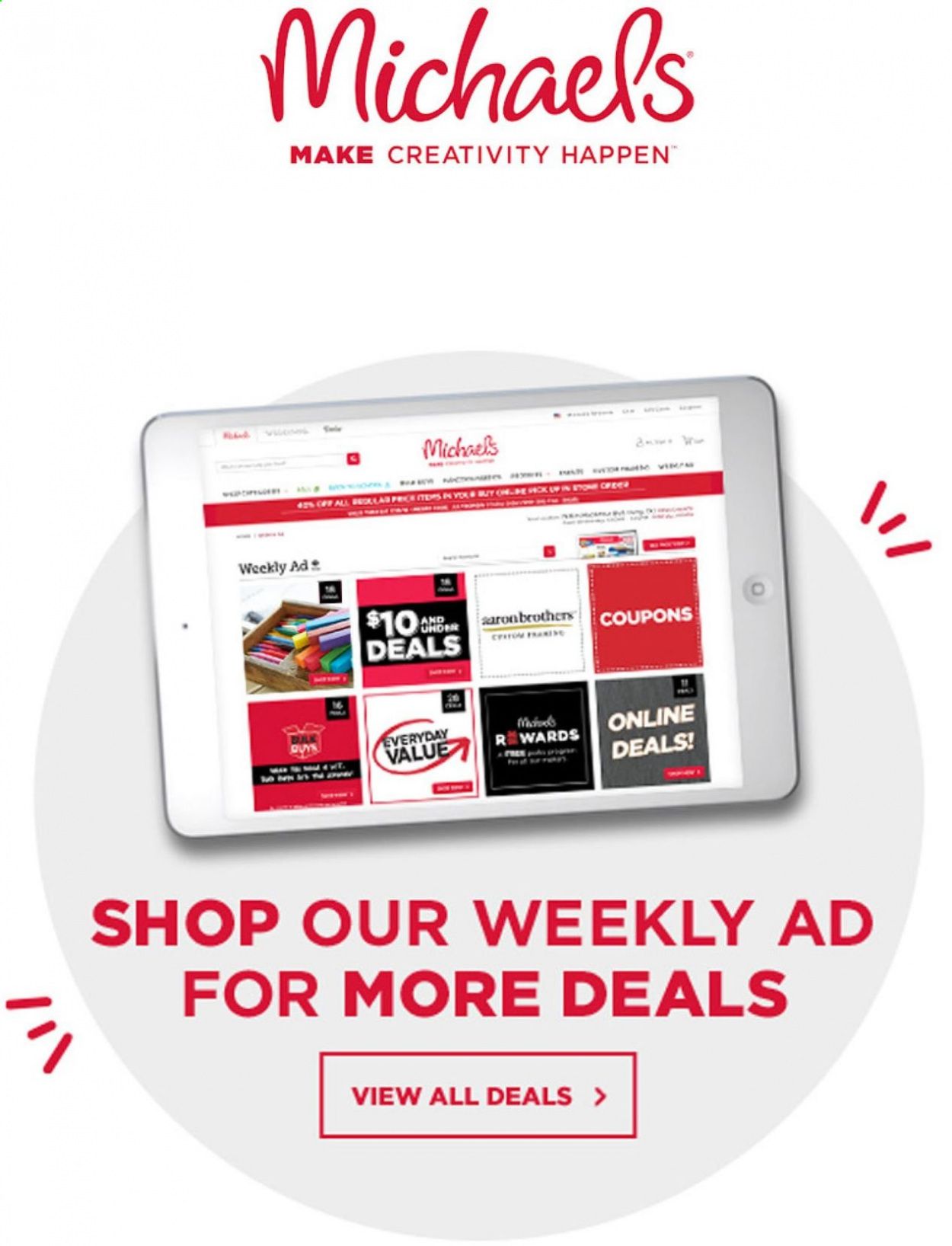 Michaels Weekly Ad & Flyer April 19 to 25