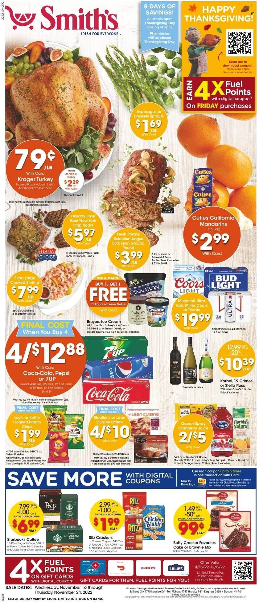 Smith's (AZ, ID, MT, NM, NV, UT, WY) Weekly Ad Flyer Specials November 16 to November 24, 2022