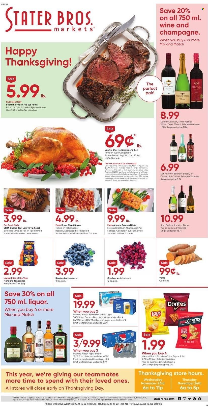 Stater Bros. (CA) Weekly Ad Flyer Specials November 16 to November 24, 2022
