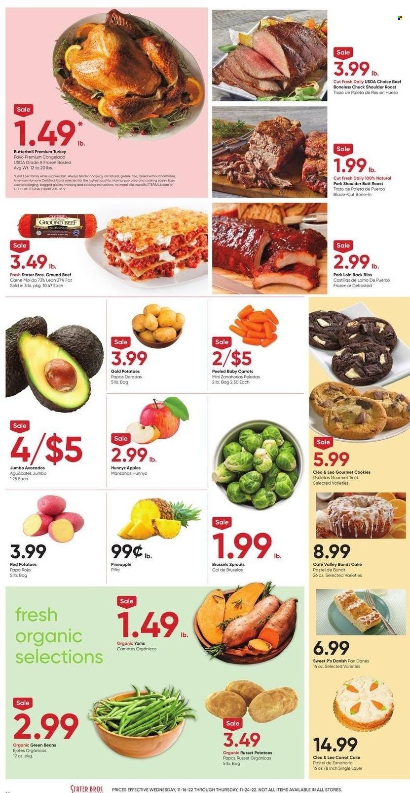 Stater Bros. (CA) Weekly Ad Flyer Specials November 16 to November 24, 2022