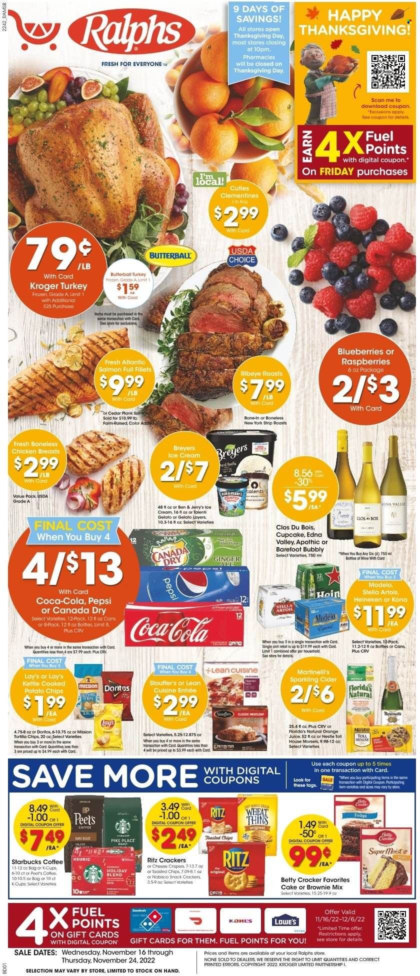 Ralphs (MD, NC, VA) Weekly Ad Flyer Specials November 16 to November 24, 2022